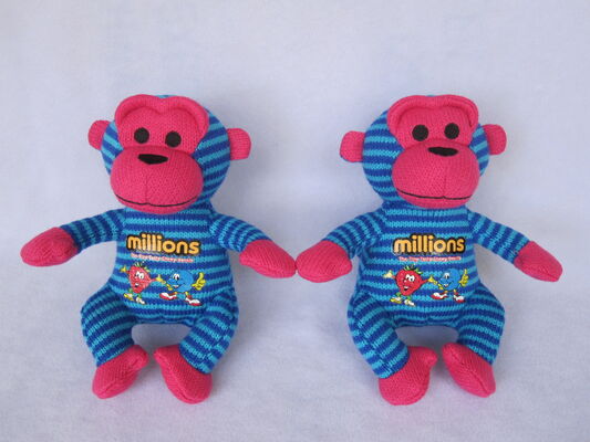 reizendes gestricktes Plüschtier-Plüsch-Spielzeug des Affe-9inch für Förderungs-Geschenke