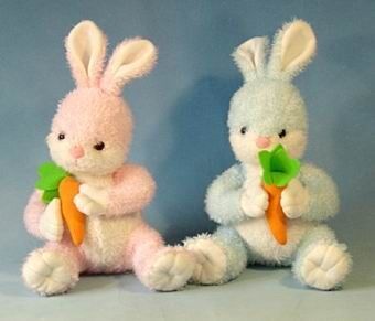12inch angefüllte Osterhasen mit Ei-Stoß-Spielwaren, weiche Spielwaren für Feiertags-Feier