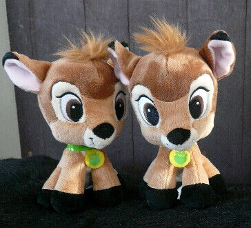 Färben Sie 8 Zoll Disney-Plüsch-Spielwaren-Großkopf Bambi-Zeichentrickfilm-Figur-Plüschtiere gelb