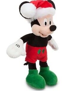 Rotes Disney-Plüsch-Spielwaren-Weihnachten Mickey Mouse füllte besonders angefertigte 45cm an
