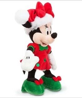 Rotes Disney-Plüsch-Spielwaren-Weihnachten Mickey Mouse füllte besonders angefertigte 45cm an