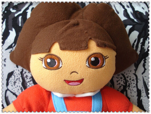Mode Dora-Forscher-Karikatur-Plüsch spielt rote Gewohnheit blauen Browns 45cm