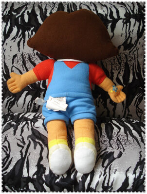 Mode Dora-Forscher-Karikatur-Plüsch spielt rote Gewohnheit blauen Browns 45cm