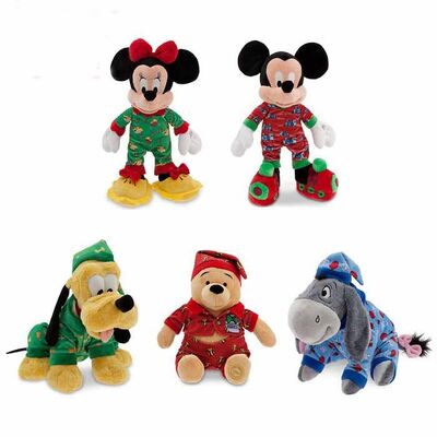Nettes Sleepwear-Disney angefülltes Spielwaren-Weihnachtsfeiertags-Förderungs-rotes Blau