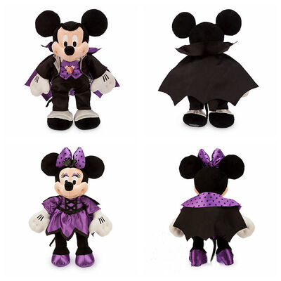 Purpurroten Halloweens Tag Minnie Mouse und Plüsch-Spielwaren Mickey Disney für Haustier-Partei-Festival