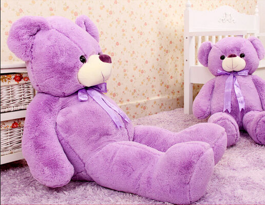 Mode-purpurroter großer Teddybär-riesiges Plüschtier spielt große Größe