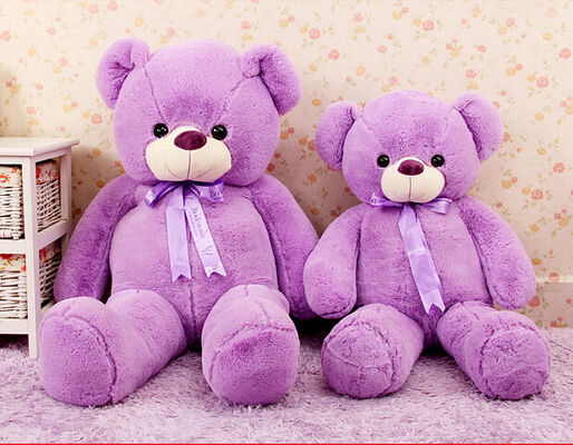 Mode-purpurroter großer Teddybär-riesiges Plüschtier spielt große Größe
