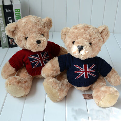 Der 12 Zoll-spielt das reizende Teddybär-Plüschtier Soem/ODM begrüßt