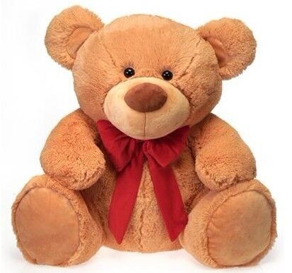 Der 12 Zoll-spielt der weiße Teddybär-Feiertag angefüllt Stickerei-Drucken