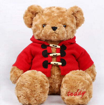 CER 30cm Plüschtier-Spielwaren-Brown-Teddybär besonders angefertigt mit Mantel
