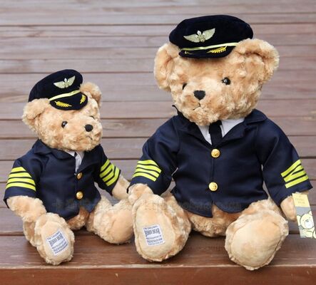 Das 8 Zoll-Plüschtier spielt Versuchsteddybären mit Uniformen für Förderungs-Geschenke