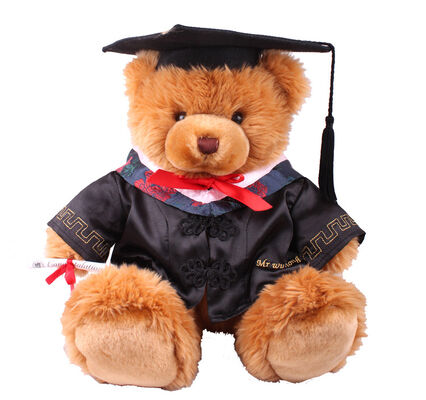 Angefüllte weiche Plüsch-Spielwaren 18 Zoll-Doktor-Graduation Teddybär für Sammlungs-Feier