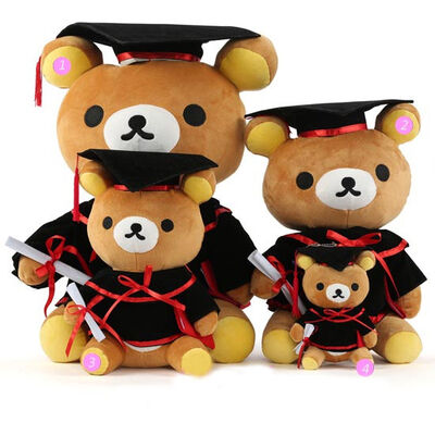 Angefüllte weiche Plüsch-Spielwaren 18 Zoll-Doktor-Graduation Teddybär für Sammlungs-Feier