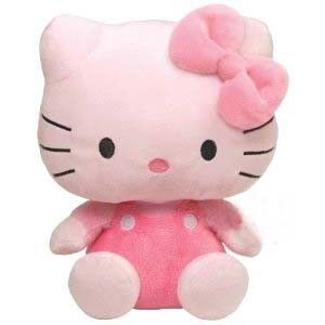 20cm reizende orange Hello Kitty Karikatur angefüllte Plüsch-Spielwaren für Sammlung