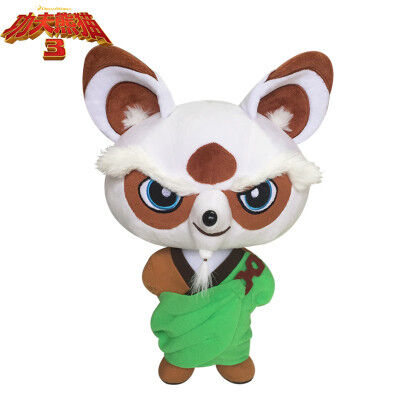 8 Zoll 3 spielt Vorlagen-Shifu angefüllter Karikatur-Plüsch Grün und Weiß