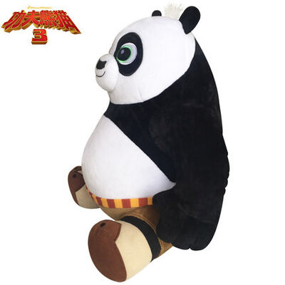 Neue des Kungfu-Panda-3 angefüllte Plüsch-Spielwaren Sitzen-Haltungs-Panda-PO Karikatur