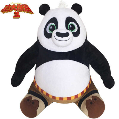 Neue des Kungfu-Panda-3 angefüllte Plüsch-Spielwaren Sitzen-Haltungs-Panda-PO Karikatur