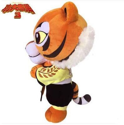 Nette Tigerin-Karikatur angefüllte Plüsch-Spielwaren Kungfu-Panda-3 für Förderungs-Geschenke