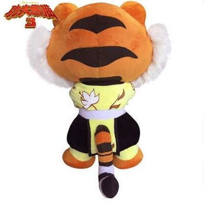 Nette Tigerin-Karikatur angefüllte Plüsch-Spielwaren Kungfu-Panda-3 für Förderungs-Geschenke