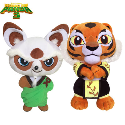 Nette Tigerin-Karikatur angefüllte Plüsch-Spielwaren Kungfu-Panda-3 für Förderungs-Geschenke