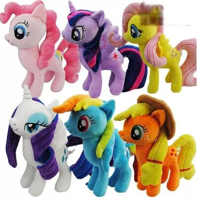 8 Zoll netter und reizender Karikatur-Plüsch spielt meine kleinen Pony-Familien-Sammlungs-Plüsch-Spielwaren