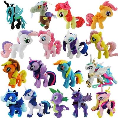 8 Zoll netter und reizender Karikatur-Plüsch spielt meine kleinen Pony-Familien-Sammlungs-Plüsch-Spielwaren