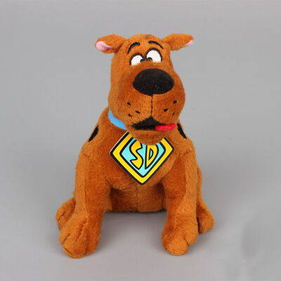 Karikatur-Plüsch-Spielwaren Scooby Doo 8inch ursprüngliches Brown Sitzen-Haltungs-Plüschtier