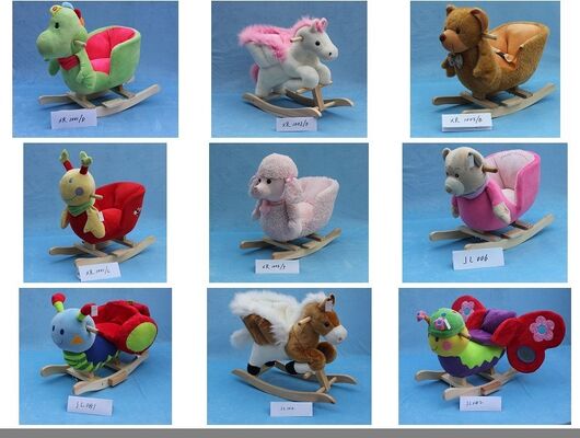 Reizende Tierplüsch-Baby-Schaukelstuhl-Sammlung für Baby-Fahrt auf das Spielen