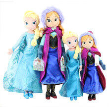Plüsch Disney-Prinzessin-Dolls Cartoon Stuffed Disney spielt 50cm
