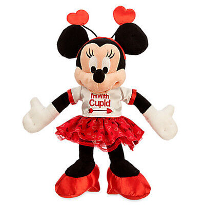 Roter Valentinstag-Mickymaus Disney-Plüsch spielt 9 Zoll Gewohnheit
