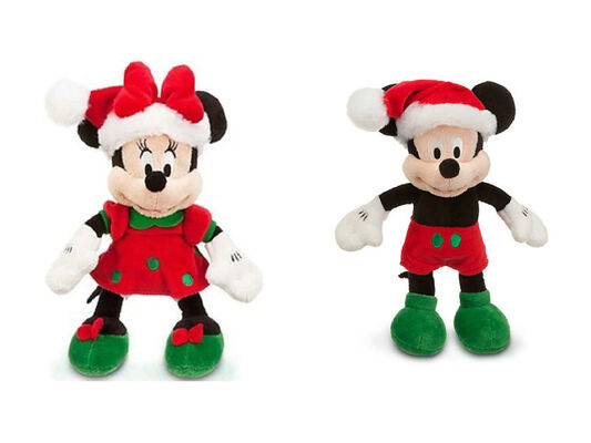 Rotes Disney-Plüsch-Spielwaren-Weihnachten Mickey Mouse füllte besonders angefertigte 45cm an