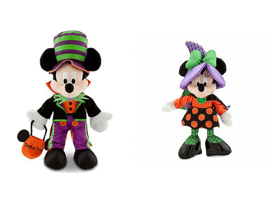30cm Disney Plüsch-Spielwaren-Halloween-Zeit Mickey Mouse und Minnie Mouse