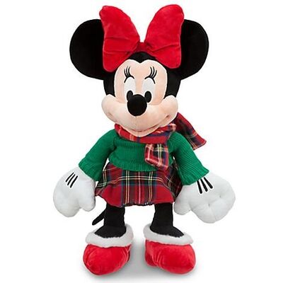 12 Zoll Disney-Plüsch spielt große Schottenstoff-Weihnachten-Mickey-Mode