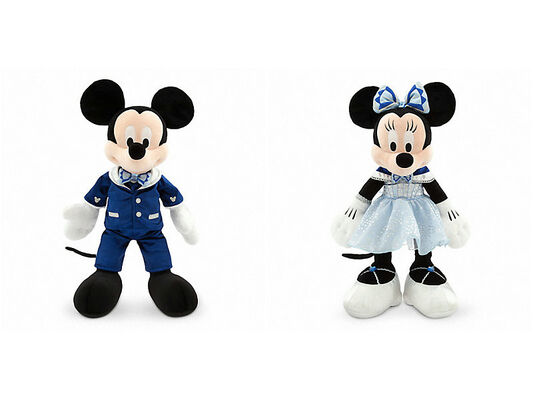 Disneyland-Diamant-Feier-Plüsch Mickey Mouse und Minnie Mouse