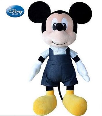 Schwarzer Disney-Plüsch spielt schwarzen Mickey Mouse und Minnie Mouse 16 Zoll
