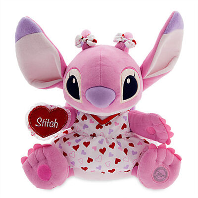 Grüner und rosa Valentinstag-Stich und Engels-Plüschspielwaren super weiches Material