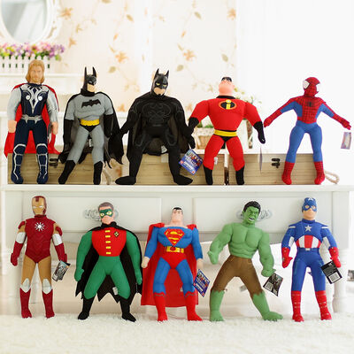 Plüsch der Karikatur-EN71 spielt Batman-Stahlsupermann-Gerechtigkeits-Liga-Rächer