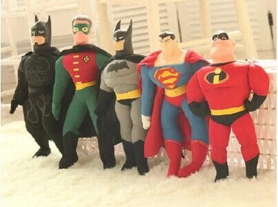Plüsch der Karikatur-EN71 spielt Batman-Stahlsupermann-Gerechtigkeits-Liga-Rächer