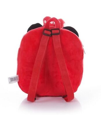 12 Zoll-roter Mickey Mouse-Rucksack für Kleinkind mit weicher Plüsch-Gewebe-Größe