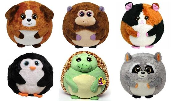 25cm runde Form-tierische fördernde Geschenke spielt Grün/Brown/graue Farbe
