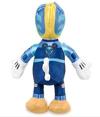 Reizende pp.-Baumwolle/kurze Disney-Plüsch-Spielwaren, Rennläufer-Auto-Donald Duck Disney-offenen Tourenwagens füllten Spielwaren an