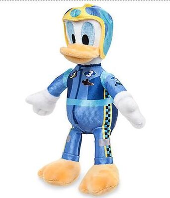 Reizende pp.-Baumwolle/kurze Disney-Plüsch-Spielwaren, Rennläufer-Auto-Donald Duck Disney-offenen Tourenwagens füllten Spielwaren an