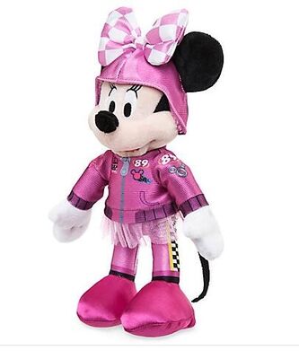 Mode-Disney-Plüsch-Spielwaren, rosa Rennläufer-Auto-Plüschtier offenen Tourenwagens Mickey Mouses Disney 30cm