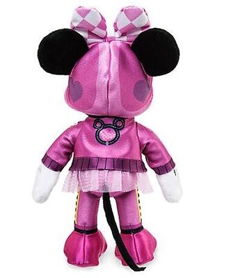 Mode-Disney-Plüsch-Spielwaren, rosa Rennläufer-Auto-Plüschtier offenen Tourenwagens Mickey Mouses Disney 30cm