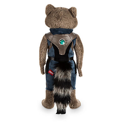 Schwarzer reizender ursprünglicher Disney-Plüsch spielt Rocket-Waschbärkarikatur 40cm