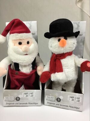 Reizende Tanzmusik-Plüsch-Spielwaren, Weihnachtselektronische Plüschtiere