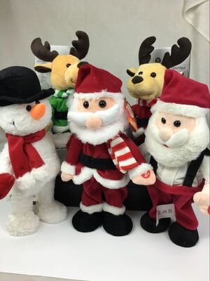 Reizende Tanzmusik-Plüsch-Spielwaren, Weihnachtselektronische Plüschtiere