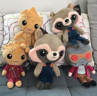 8 Zoll Wächter der Galaxie-Karikatur-Plüsch-Spielwaren für Kran-Verkauf-Spielzeug-Maschine