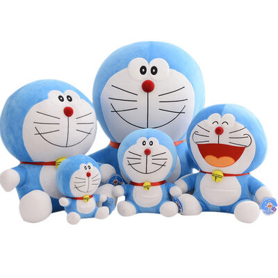 Neue Karikatur-Doraemon angefüllte Spielwaren für Kran-Verkauf-Spielzeug-Maschine 20cm