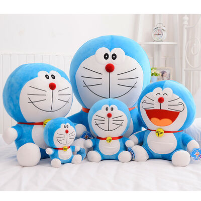 Neue Karikatur-Doraemon angefüllte Spielwaren für Kran-Verkauf-Spielzeug-Maschine 20cm